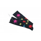 Dr.Wilson Casual Tube Socks Cotton High Socks for Women Paint Color Elastic One Size for All 